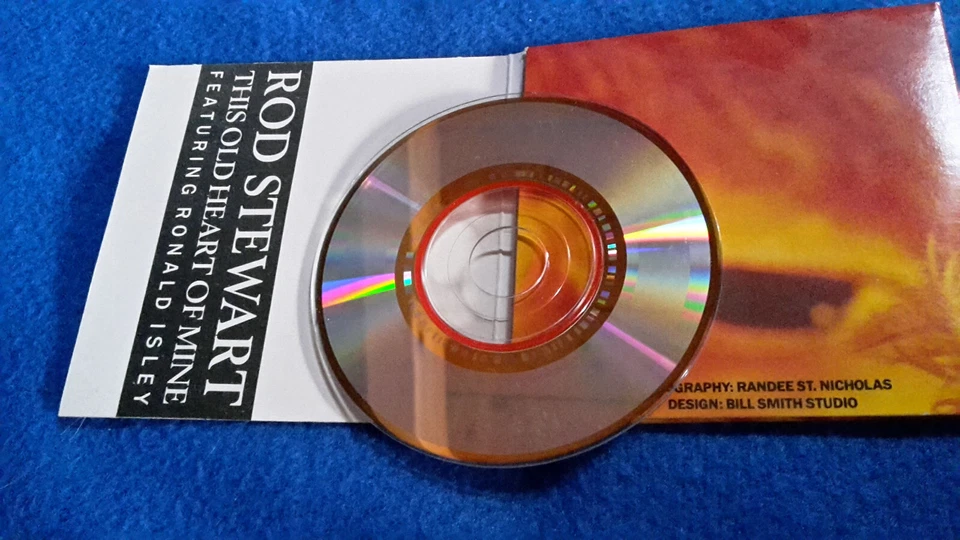 Mini Disc ROD STEWART: THIS OLD HEART OF MINE, feat. RONALD ISLEY, 3 Titel, 1989 - Bild 3 von 4