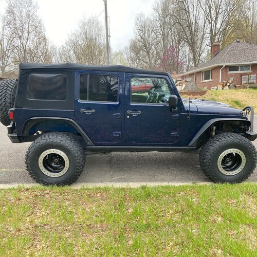 For Jeep Wrangler 07-18 JK Full Set Flat Style Solid Steel Fender Flares - Picture 13 of 23