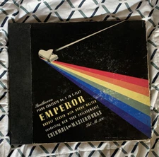 Near Mint! BEETHOVEN Emperor Piano Concerto 12"/78rpm 5-Disc Set Columbia M-500