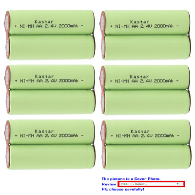 Kastar Ni-MH 2000mAh Battery for Norelco 5849XL Norelco 5855XLD Norelco 5861XL