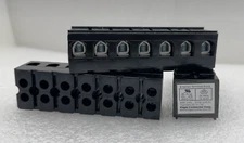 *single* EAGLE CONNECTOR B-SERIES 85 AMP 600V STRIP 3/8" 7 POLE TERMINAL BLOCK