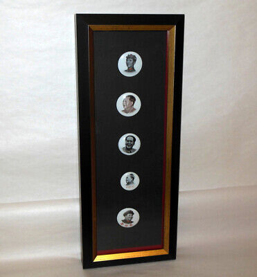 PHOTO Portraits rondelles en porcelaine encadrées président à prix réduit MAO ZEDONG TSE-TOUNG
