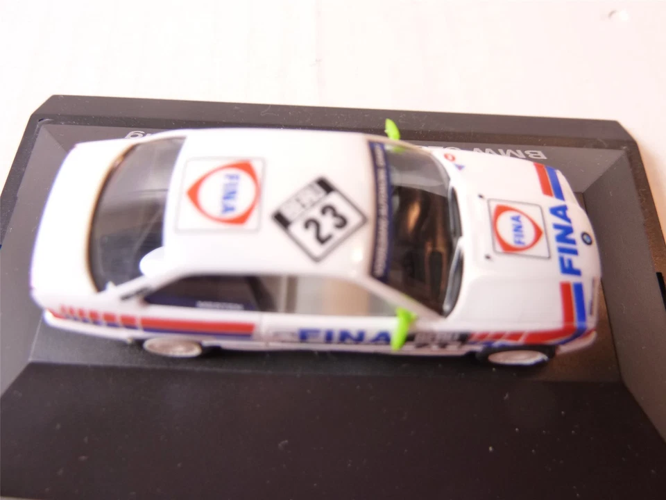 Herpa BMW 325i 035471 Coupé DTM FINA RACING n.23 bianco HO 1/87 - Immagine 3 di 4