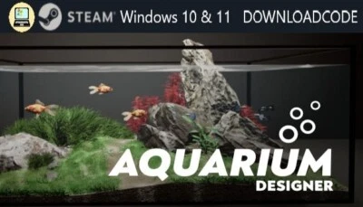 NEU PC Computer Spiel Aquarium Designer für Windows 10 11 STEAM Downloadcode Key - Bild 1 von 4