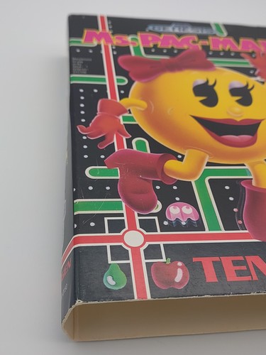 Sega Genesis Ms. Pac-Man CIB Cardboard Box Complete Manual Cart - Picture 9 of 19