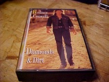 CROWELL Rodney/Diamonds  Dirt COUNTRY FOLK Cassette 1988 columbia fct 44076