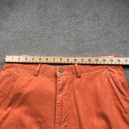 Ralph Lauren Vintage 90s Mens Cotton Corduroy Trousers Orange Size W32 L34 NWT - Picture 15 of 16
