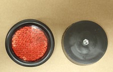 Rückstrahler Reflektor eingefaßt, für Traktor Trecker Schlepper Oldtimer Bus LKW