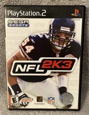 NFL Football 2K3 (Sony PlayStation 2, 2002) **TESTED** Complete CIB PS2