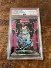 Jalen McDaniels IP Signed Prizm RC Card Psa Dna Coa Slab Autographed 76ers