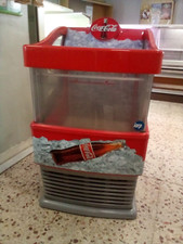 Coca Cola Banco Frigo espositore  Anni 80. Funzionante!!