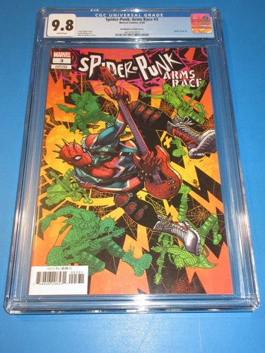 Spider-punk Arms Race #3 Bradshaw Variant CGC 9.6 8 NM/M  Gorgeous Gem Wow