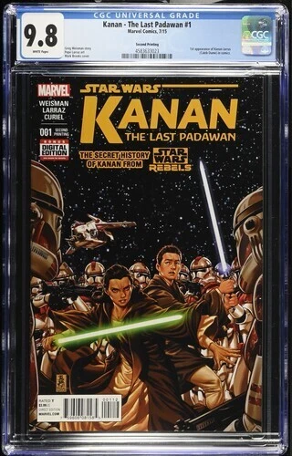 Kanan - The Last Padawan #1 (2015) 1st Appearance 2nd Print CGC 9.8 EE114