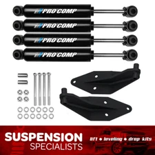 Dual Pro Comp Shock Bracket Kit for 4-6" Lifts Fits 1999-2004 Ford F250 F350 4X4
