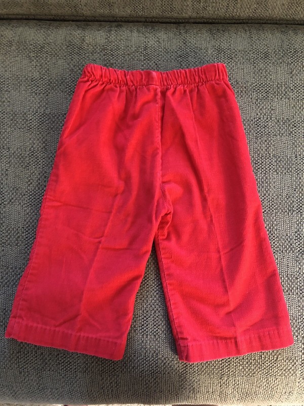 Vintage Late 1970’s Children’s Red Corduroy Pants-missing tags