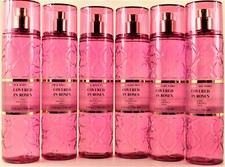 QTY 6 - Bath  Body Works COVERED IN ROSES Fine Fragrance Body Mist Spray 8Oz