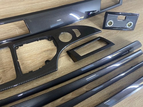 BMW E60 E61 LCI Interior trim Set Carbon Fiber LHD - Picture 6 of 11