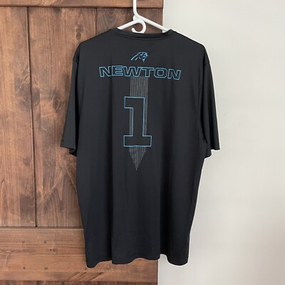 NFL Team Apparel North Carolina Panthers tshirt mens size XXL Cam Newton 2XL