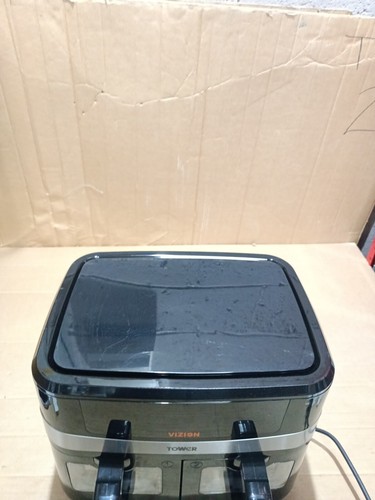 Tower, T17100, Vortx Vizion 9L Digital Dual Basket Air Fryer, Black, READ DESC - Picture 3 of 11