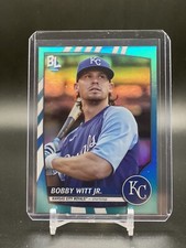 2023 Topps Big League Baseball Electric Blue Foil Bobby Witt Jr. KC Royals