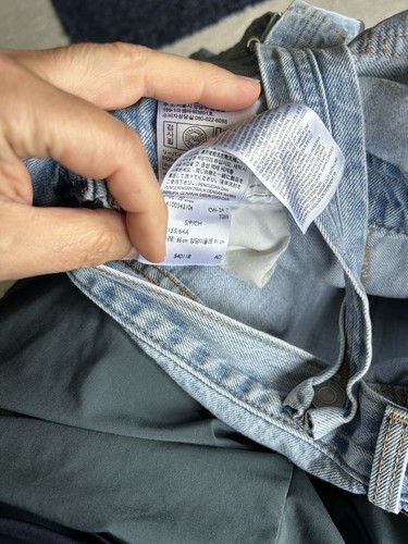 Levis Damen Breitbein Baggy Latzhose Größe Small getragener Zustand (D4000) - Bild 11 von 12