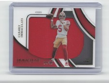 2022 Panini Immaculate Collection #CIJ-TLA Trey Lance Clearly Jerseys #/99