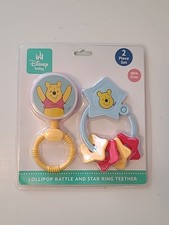 Disney Winnie The Poo Baby Rattle Ring Teether Toys