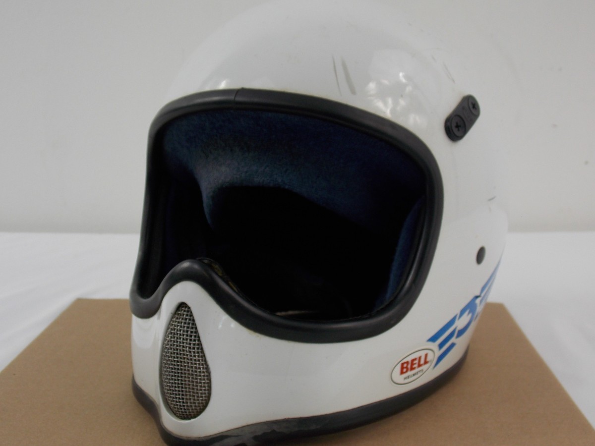 BELL MOTO 3 PRO Motorcycle Helmet Vintage 1980s 57cm 7 1/8'' size