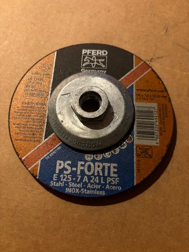 5" X 1/4" X 5/8-11 METAL GRINDING DISC Wheel 10 pcs box pferd epd 61008 - Picture 4 of 6