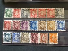 1950 Norway Norge Used Stamps. King Haakon VII.