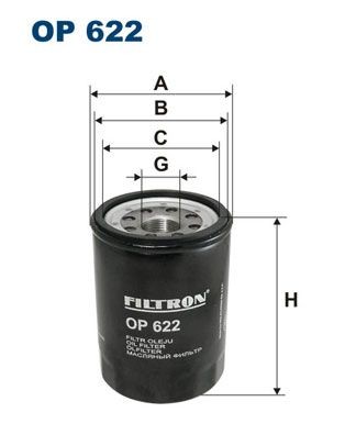 FILTRON Ölfilter OP 622 für OPEL MAZDA DAIHATSU ISUZU SUZUKI MITSUBISHI