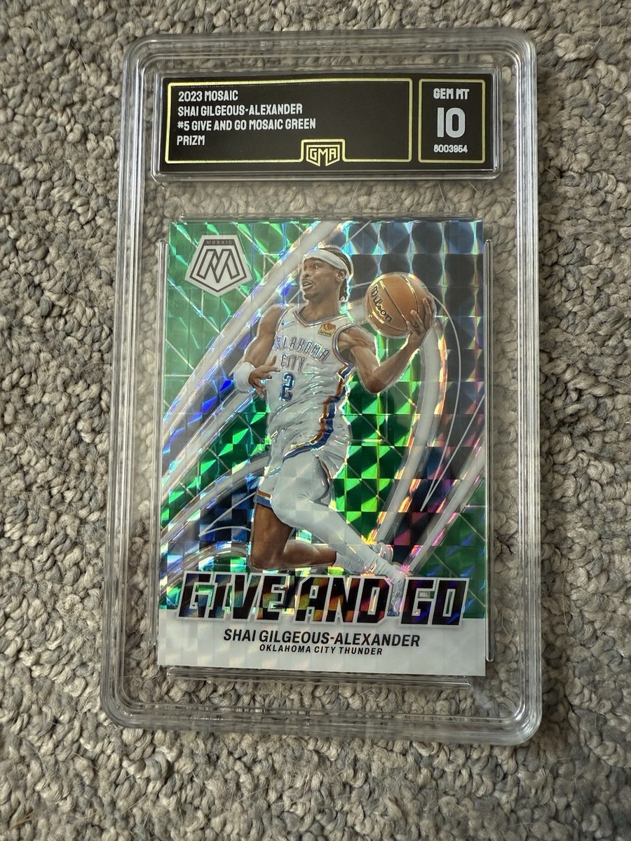 2023-24 Panini Mosaic - Give and Go Shai Gilgeous-Alexander #5 