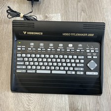 Videonics Titlemaker 2000 Model TM NTSC Character Generator w/ Power Cord Tested