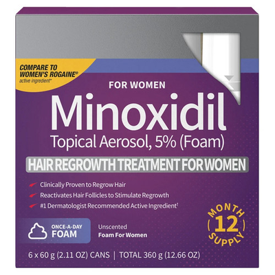 #ad #ad ✨ Kirkland Minoxidil 5% Foam for Women – 12 Months – Hair Regrowth APR 2027 ✨ $89.99