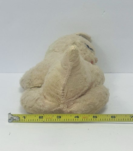 Vtg 40s 50s? IDEAL Kitty Cat Plush Stuffed Animal pink Sleeping Eyelashes Rare - Picture 13 of 13
