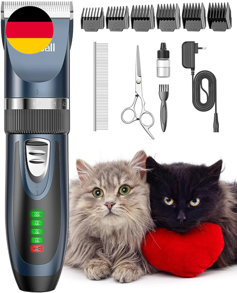 Oneisall Leise Schermaschine Katze Hunde, Profi Haarschneidemaschine FüR Langhaa-image