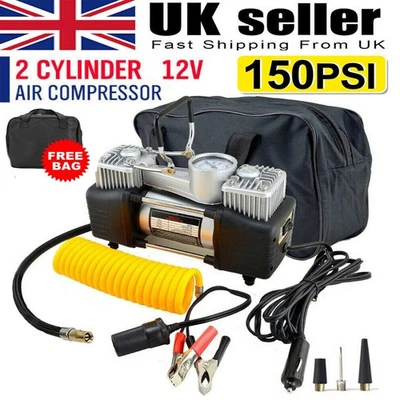 Van 4x4 SUV Bus Heavy Duty 150psi 12v Hi Speed Air Compressor Tire Inflator Pump