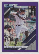 2019 Panini Donruss Holo Purple Nick Castellanos Nicholas Castellanos #58 y0i