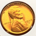 1948-S Lincoln Wheat Cent Penny GEM RD BU From an Original Bank Roll