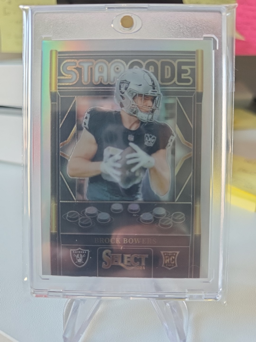 🔥CASE HIT!!! STARCADE!!! Brock Bowers 2024 NFL Select #9 LV Raiders NASTY RC🔥