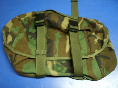 US ARMY WOODLAND CAMO MOLLE II SLEEP CARRIER SYSTEM BAG