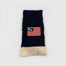 Polo Ralph Lauren Vintage Knit Flag Scarf Flawed