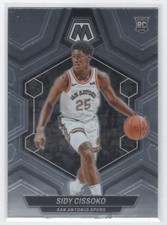 #233 2023-24 Mosaic BASE  Sidy Cissoko RC San Antonio Spurs