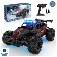 2.4GHz Remote Control Monster Truck 1:12 Scale 33KM/H 4WD Off Road LED Lights