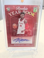 Mouhamned Gueye Rookie Year Book Auto 07/10 Gold. One Touch Included.