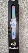 NEW 2025 Disney Magic Band Plus Cinderella’s Castle Fireworks Pastel UNLINKED 