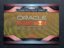 2023 Topps Chrome F1 ORACLE RED BULL RACING 24/50 Gold Wave Const. Crest #CC-RBR