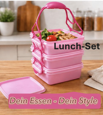 Tupperware Neu, Eco, Lunchbox -Set, 3 x ca 760 ml, Rarität