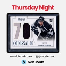 2013 PANINI NATIONAL TREASURES TANNER PEARSON COLOSSAL PRIME NUMBER MEM RC /25