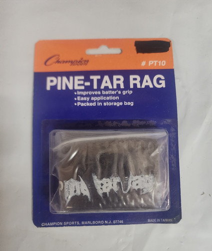 Champion Sports Pin-Tar Rag #PT10 Vintage Baseball Softball Grip